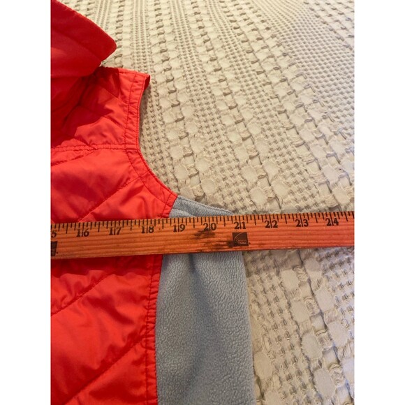 Columbia Vest Women Full Zip Pink Orange Quilted Sz XL Outside/Inside Pockets - Picture 10 of 12